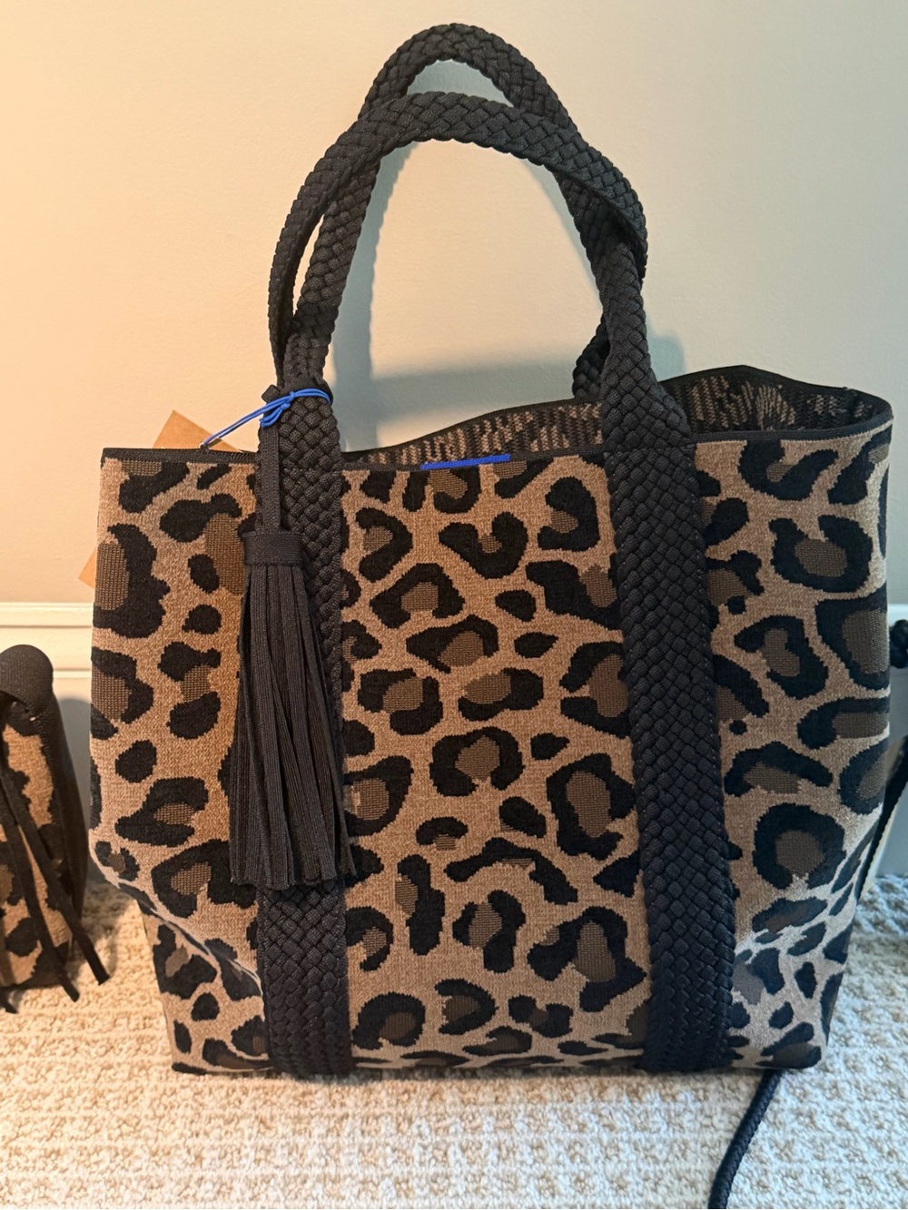 NWT Rothy's ReVelvet Cat Lightweight Tote - Picture 2 of 2